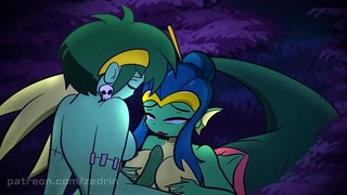 Shantae X Rottytops Monstgirl szex kaland! (futa verzió)