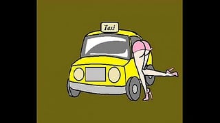 Milf Pays For The Taxi Cartoon