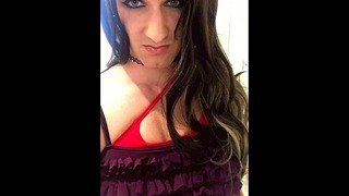 Lovely Crossdresser (loop) Sissy Drag Crossdress Transsexual Feminization Tranisa Crossdresser Drag Queen Male to Girl Transsexual Feminized Crossdres