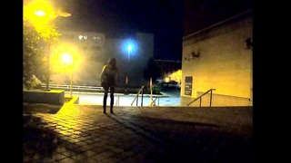 Grasped Smoking Public Kink Public