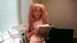 Cum-hungry Sissy Schoolgirl Kimmy asks You Out & Begs for Your Cock!