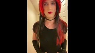 Goth Girl Tranisa Trans Formation