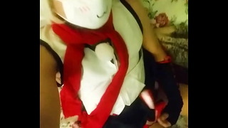Momiji Cosplayer Élvezi magukat a 2017-es Touhou Crossplay videóban