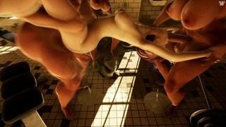 Prison Life 3d Hentai Threesome Ladyboy Sleepyb ass Fuck Hardcore Dickgirl Futa