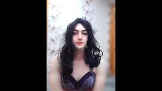 Green Sexy Dress Sweet Transsexual Transsexual Sexy Figure Hot Dancer Cosplayer Model