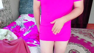 Trans Pussy Self Spanking Sexy Darling Ladyboy Crossdresser