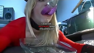 Lucy Sissy Prince Fucks Her Throat With The Machine Part. 2