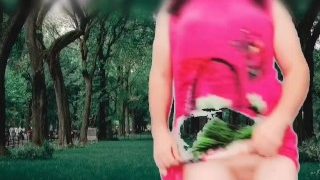 Public. Sexy Transgender Sexy Nude Dancing In The Yard