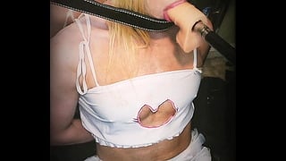 Sissy Bondage Deep Throat Training