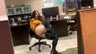 Sissy Crossdresser Slides Fingers In Her Pussy Moans Like A Good Whore