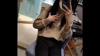 Crossdresser In Leggings