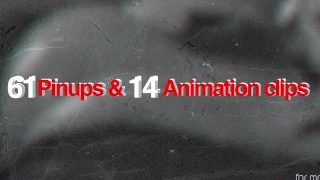 Animation de sexe anal avec chaud Futanari Personnages du jeu par Lewdhyl