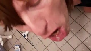 Anouk Tranny Slut – POV Deepthroating And Piss Drinking