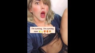 Blonde Moroccan Tranny Face Reaction Fingering Her شي حد يجي يطفي العافيا لي فطبوني بفففف سخنت سخنت