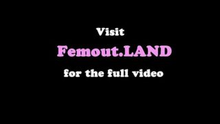 Cosplay Femboy Ass Toyed While She Wanksoff
