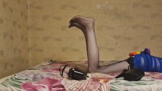Crossdresser Lingerie Foot Fetish