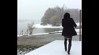 Crossdresser Out Winter