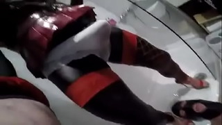 Crossdresser Pissing On Slave