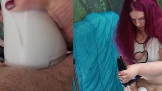 Cute BBW Tranny Fucks Pocket Pussy And Cumshots