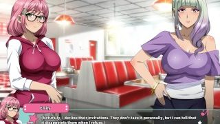 Фута Фикс Futanari Hentai Игра, эпизод 1, снова поздно из-за слишком сильной мастурбации