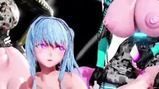 Futa Futanari Anal Gangbang Huge Cumshots 3D Hentai