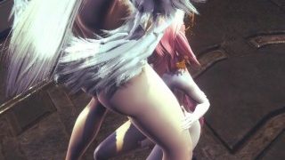 Геншин въздействие Hentai – Нингуанг Futanari Секс с Яемико