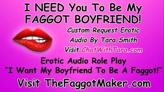 Jeg vil have dig til at være min fagot kæreste! Biseksuel opmuntring Tara Smith Sissy Ydmygelse Drille CEI