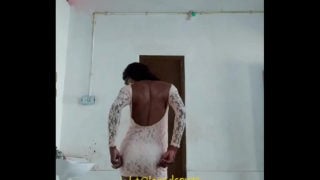 Indian Sexy Crossdresser Lara D’souza In Short Bodycone Dress