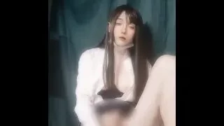 男の娘オナニー Japanese Crossdresser Teasing