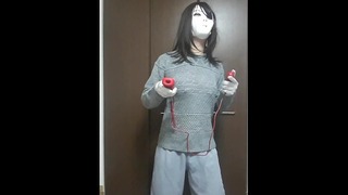 乳首 爆乳 女装子 男の娘 誘惑 小悪魔 ビッチ Transgender amatoriale giapponese Hentai As