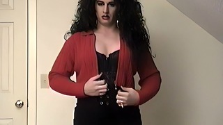My Younger Years Cross Dressing Trans Smoking Lipstick Big Lips Heavy Makeup