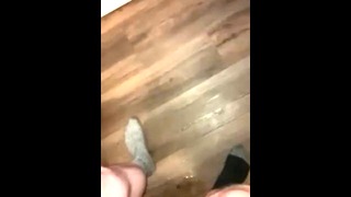 POV Point Of View Submissive Cum Slut Rides Pink Dildo On Hotel Mirror Sissy Slut Cum