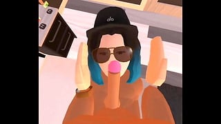 Rec Room Femboy Getting Head