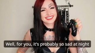 Russian Dominatrix Humiliates Your Small Cock. SPH