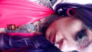 Sissy Brainwash Amsr Whisper Latex Femdom Rainbow Hair Tattooed Mistress Suicide Girl Slave Dominati