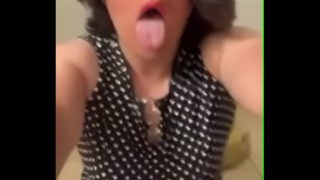 Sissy Rides Dildo And Talks Dirty