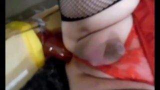 Sissy Slut Crossdresser Dildo Traning Maddis Love Dildo In Anal