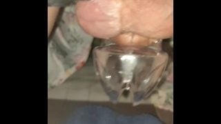 Sissy Training Cd Femboy Locked In Chastity By Girlfriend Who Is Toying His Anal Boypussy