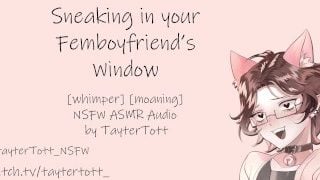 Sneaking In Your Femboy Boyfriend’s Window Nsfw Asmr Roleplay Audio Whimpering Moaning M4A