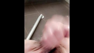 Stroking My Big Tranny Cock!