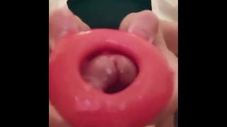Take A Look At Horny Femboy’s Wet Cock And Cumshot!