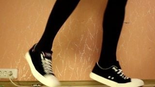 Tranny Giantess Crushes Toy Cars In Sneakers, Mini Skirt And Dark Pantyhoses – 1 Crush Fetish