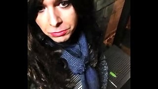 Young French Crossdresser Walk Out By Night And Handjob Himself 2/2