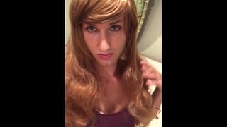 Crossdresser Checking Herself Out (loop)