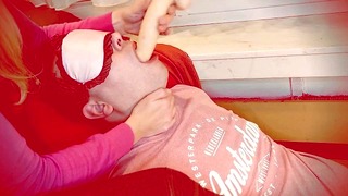 Sissy cuckold cock sucking training