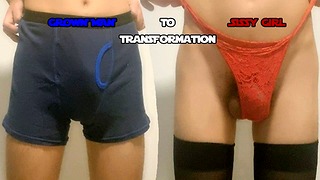 Grown Man To Sissy Girl Transformation