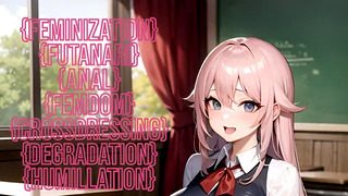 I thought it was a normal job at a school but I ended up being a sissy {Anal}{Feminization}{Futanari}{Femdom}{Crossdressing}{Degradation}{Humillation}
