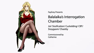[FayGrey] [Balalaika’s Interrogation Chamber] (Joi Sissification Cuckolding CBT Sissygasm Chastity)