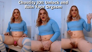 Sissy Chastity JOI – Unlock and Ruin your Orgasm with Me – full vid on LayneLovee Manyvids
