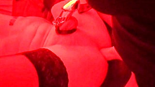 Pegging and spanking a crossdresser in stockings – make him my dirty bitch